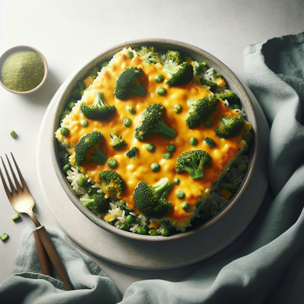 Cheesy Broccoli and Rice Casserole