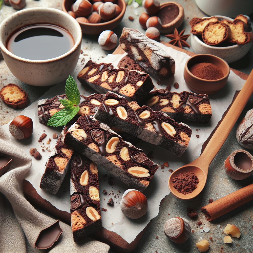 Chocolate Hazelnut Biscotti