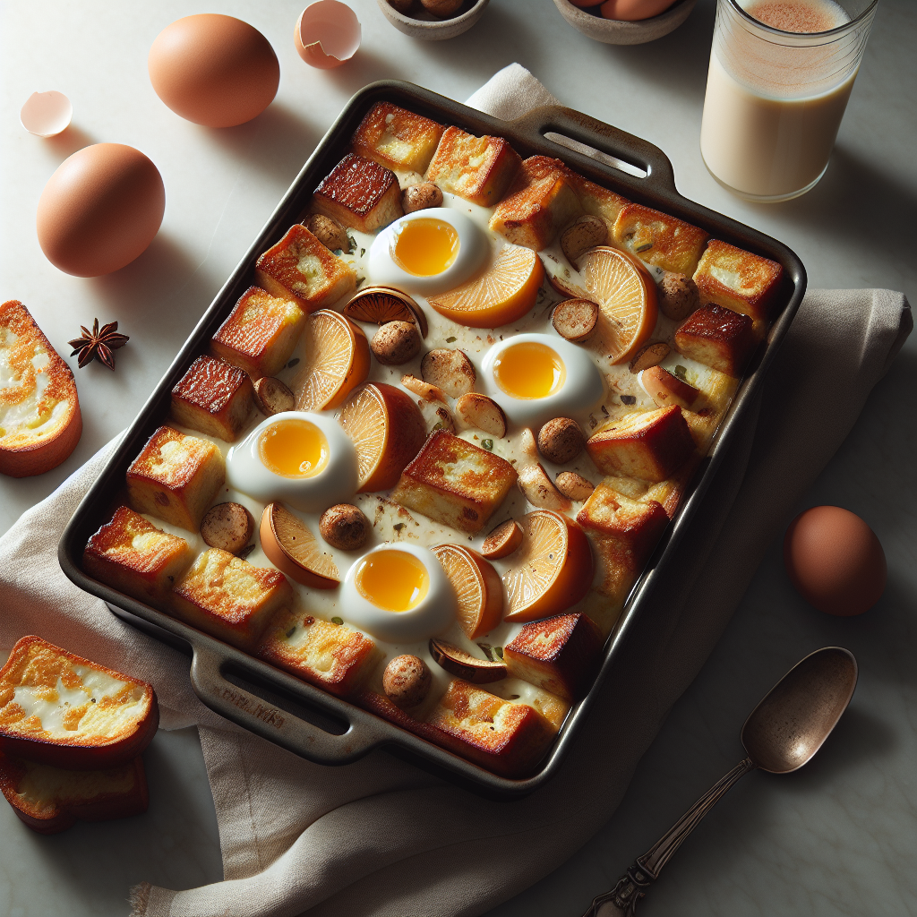 Eggnog French Toast Casserole