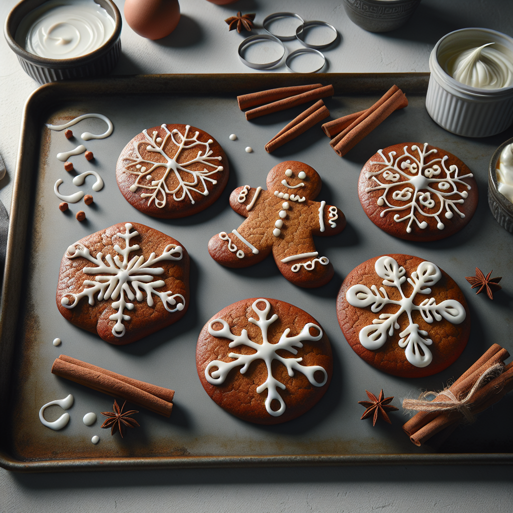 Gingerbread Cookies with Royal Icing
