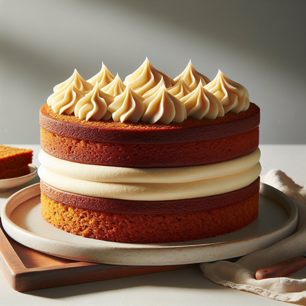 Gingerbread Layer Cake with Cream Cheese Frosting
