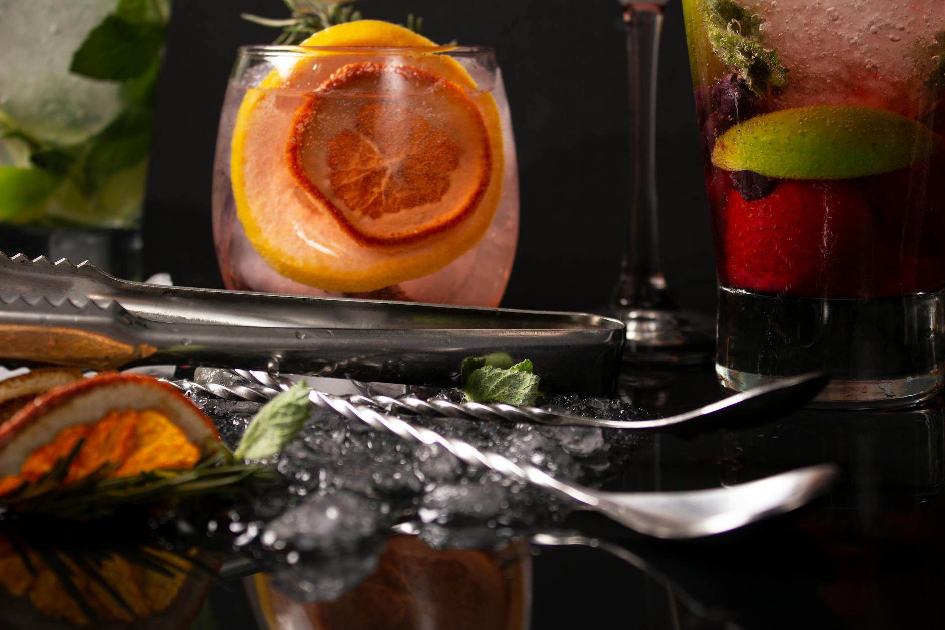 Holiday Punch with Cranberries and Citrus