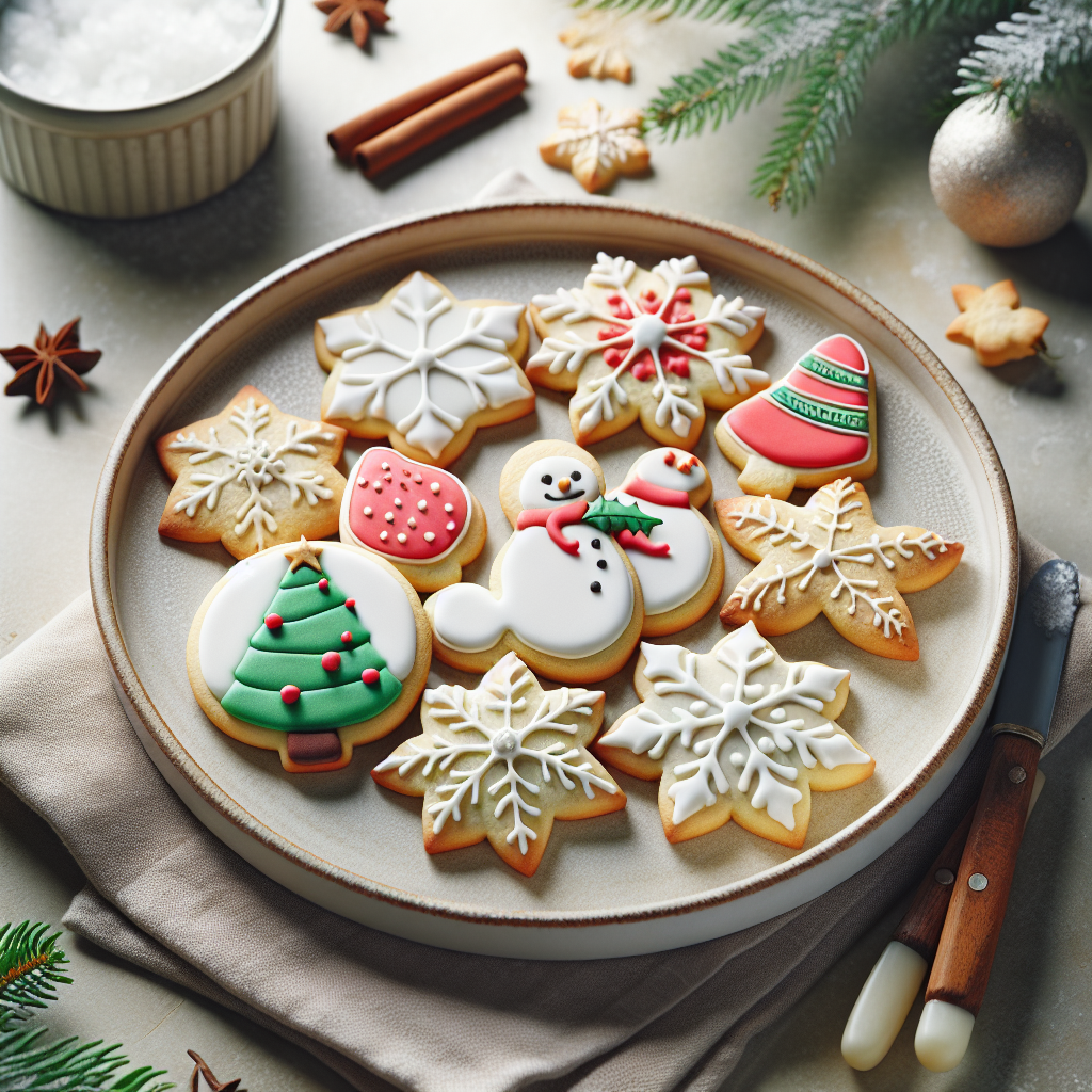 Holiday Sugar Cookies with Royal Icing