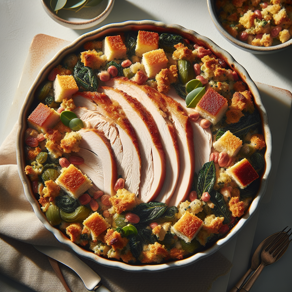 Make-Ahead Turkey and Stuffing Casserole