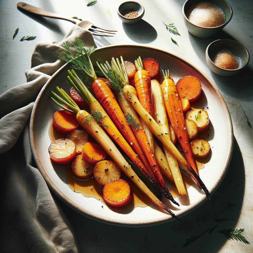 Maple-Glazed Carrots and Parsnips