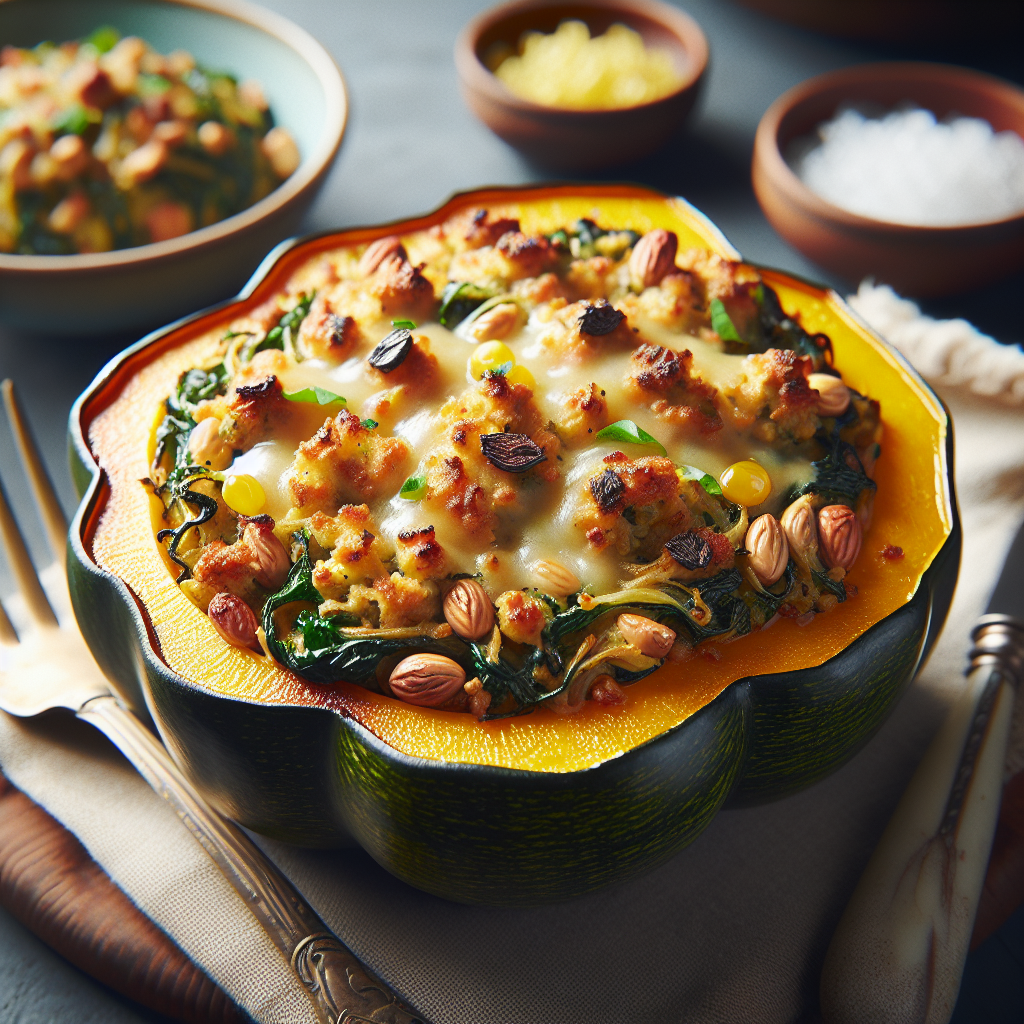 Savory Stuffed Acorn Squash