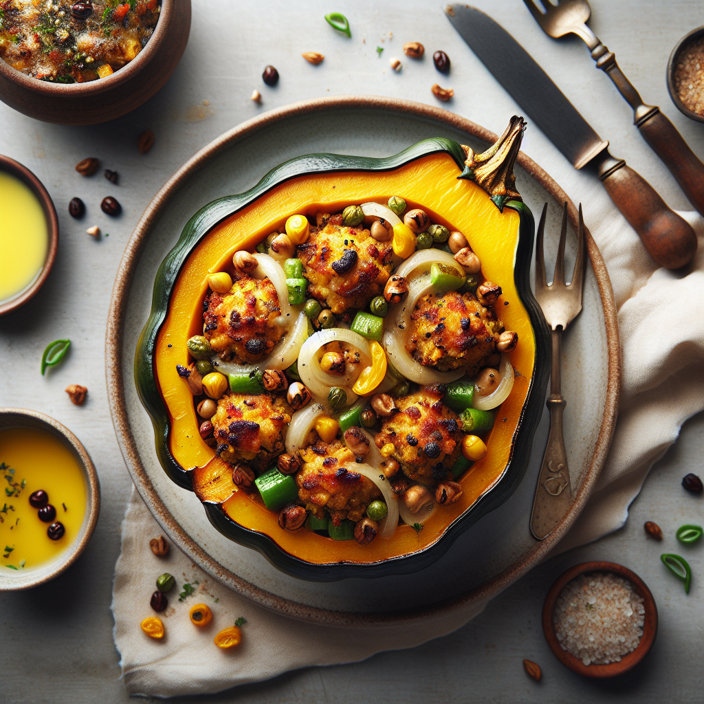 Savory Stuffed Acorn Squash