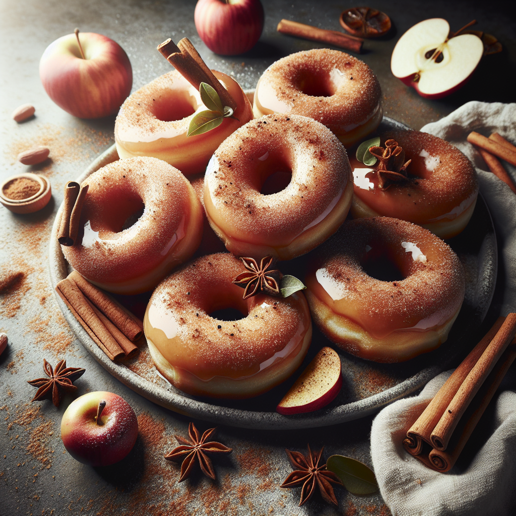 Spiced Apple Cider Donuts