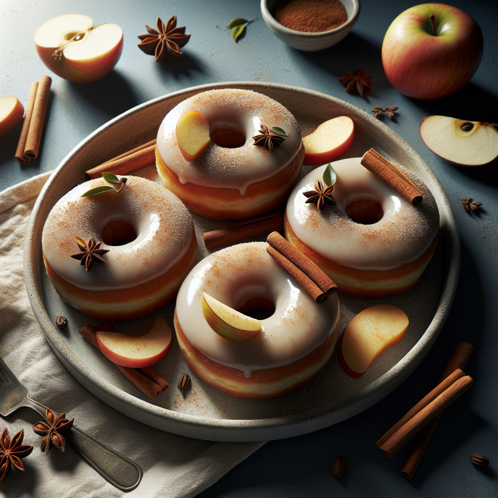 Spiced Apple Cider Donuts