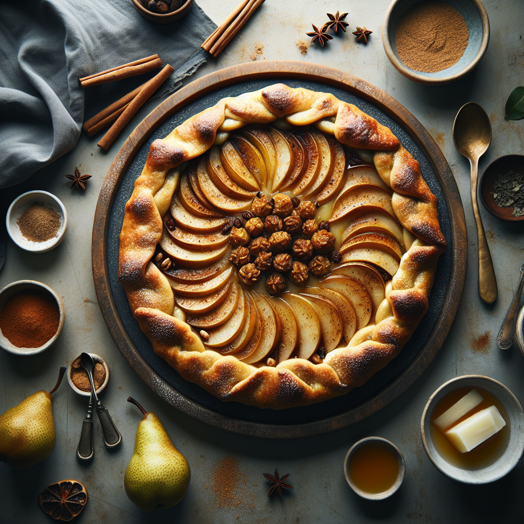 Spiced Pear Galette