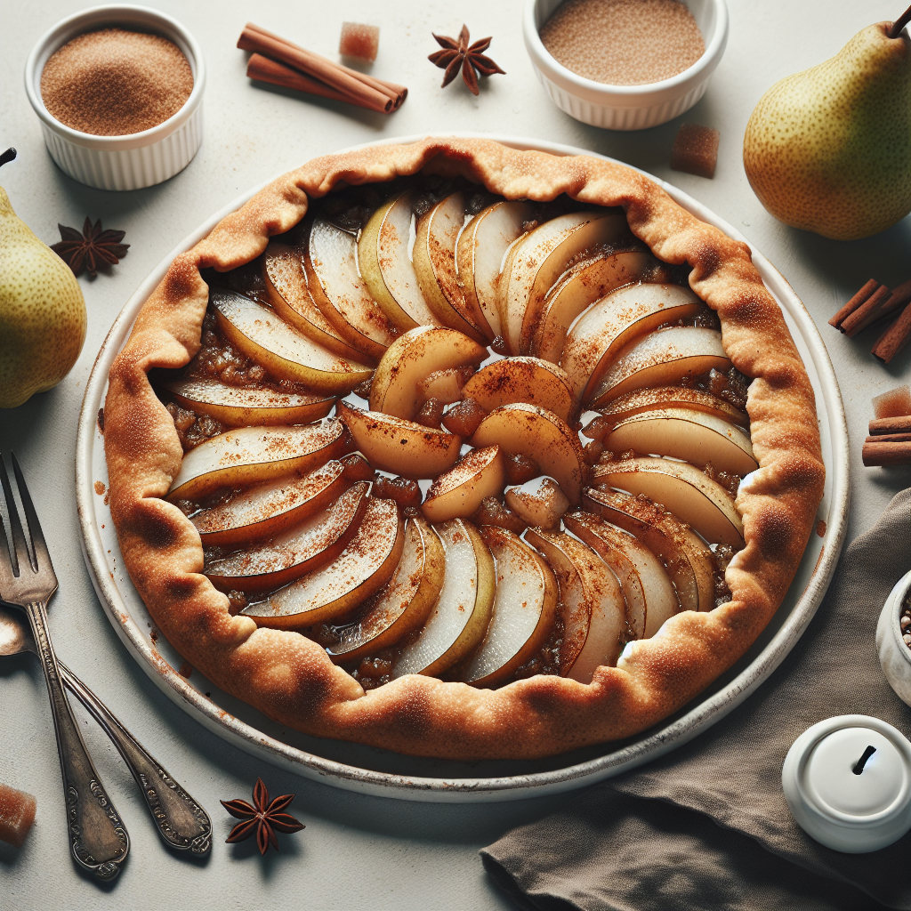 Spiced Pear Galette