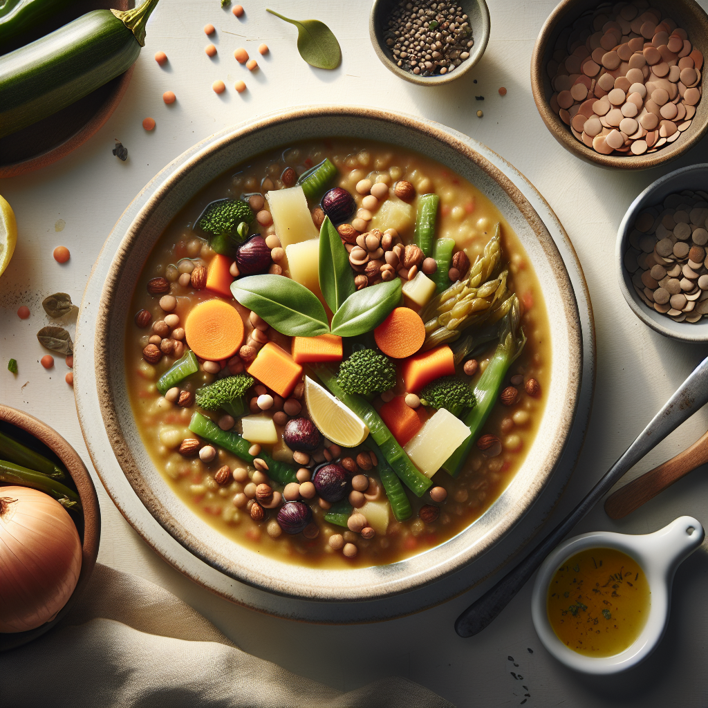 Winter Vegetable and Lentil Soup